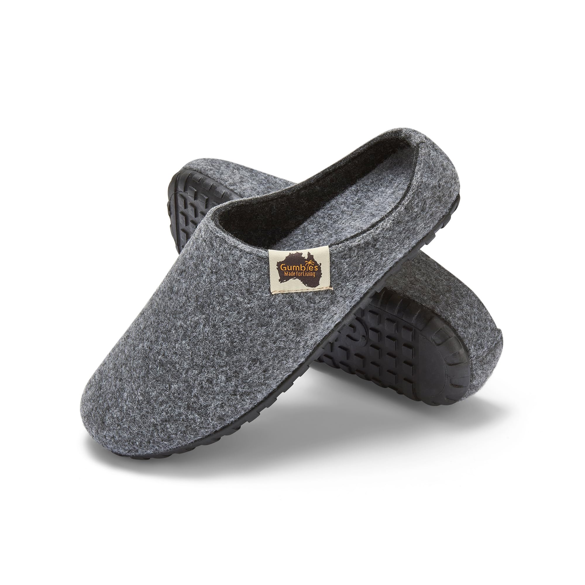 gumbies-outback-slipper-hausschuhe-grey-charcoal-eu-41 image 1