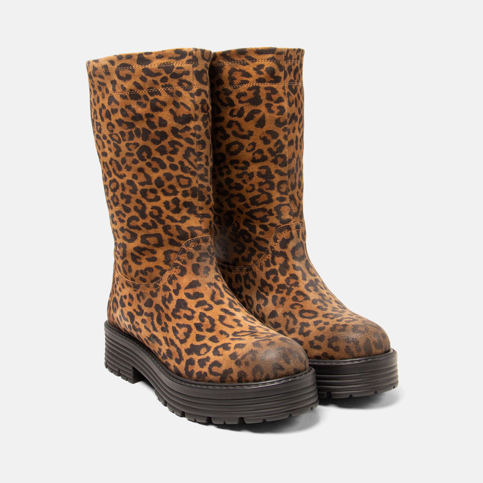lazamani-jacky-damen-wildleder-stiefel-tan-leo image 3