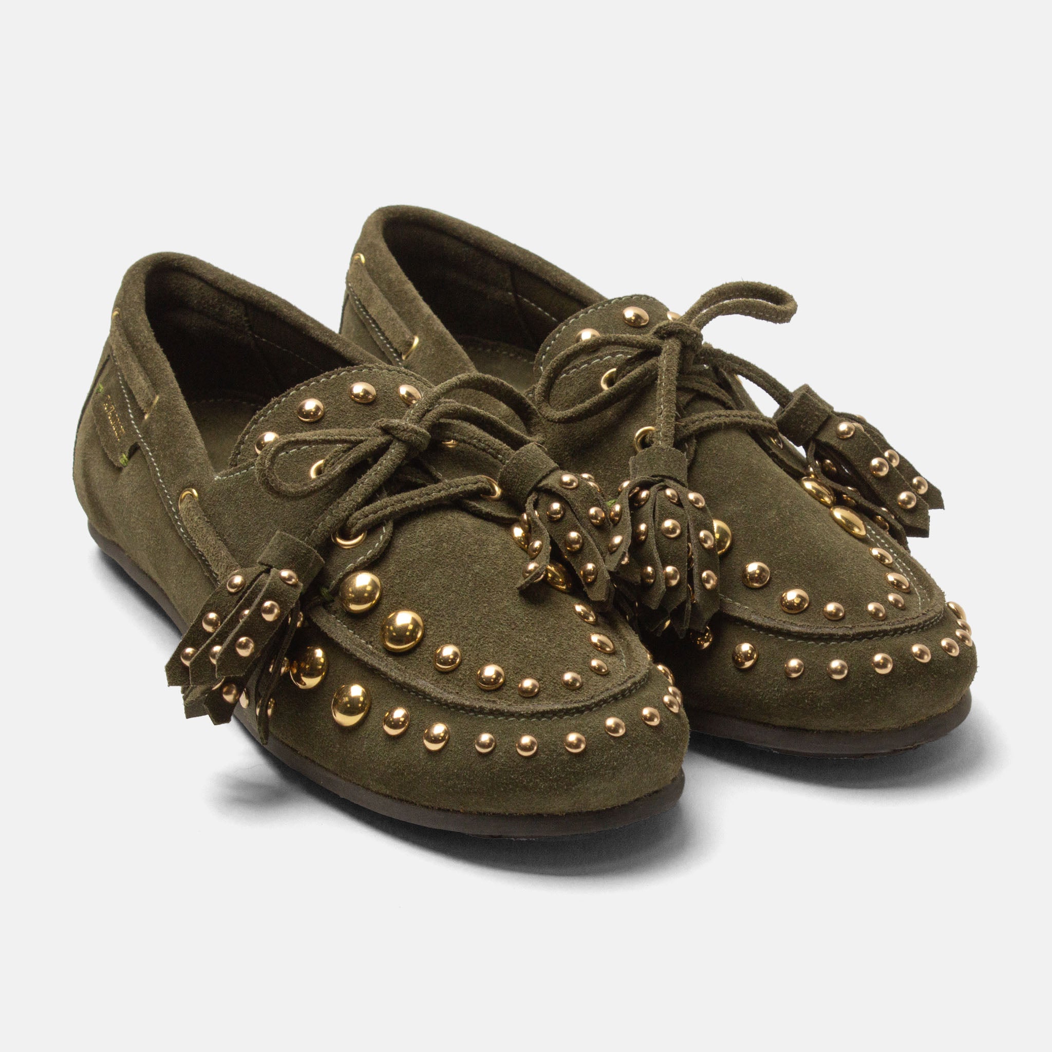 lazamani-stella-damen-wildleder-mokassins-green image 2