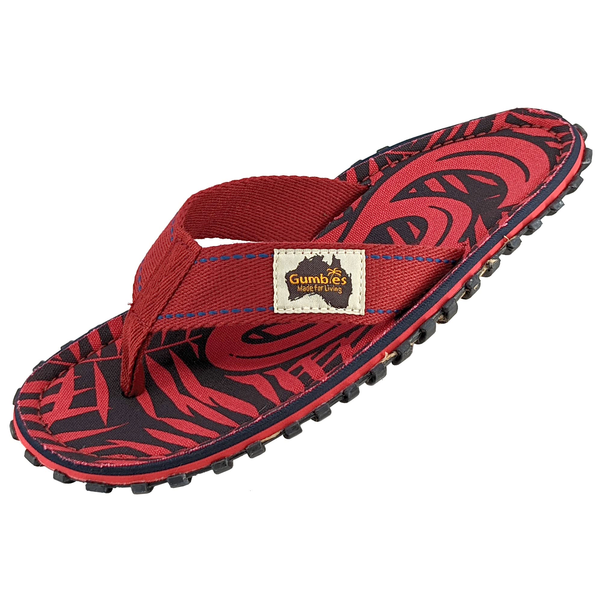 gumbies-originals-rot-flip-flops-aus-recycelten-materialien image 8