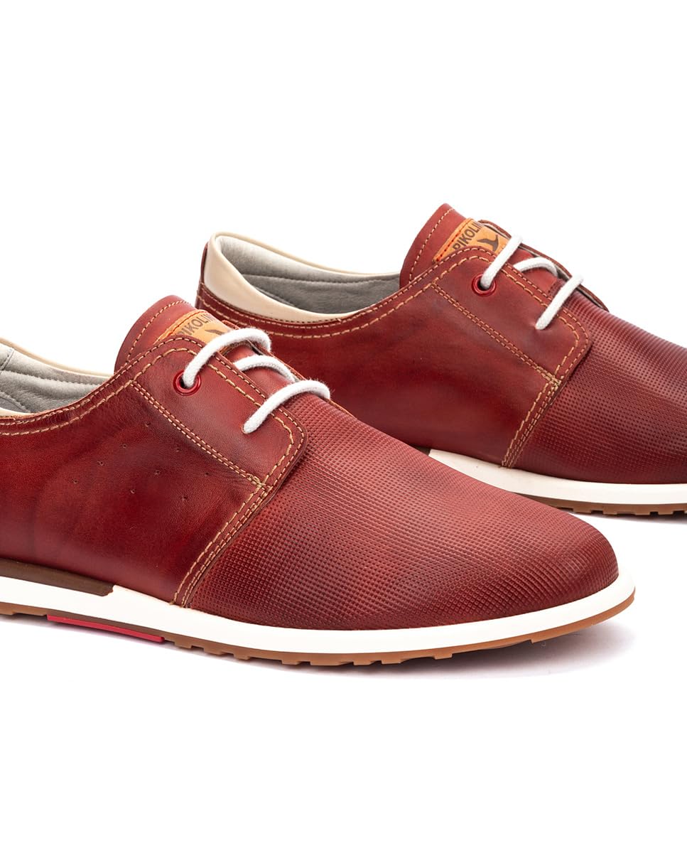 pikolinos-saler-m8w-6429-herren-schn-rschuhe-aus-leder-brandy-perforiert image 5