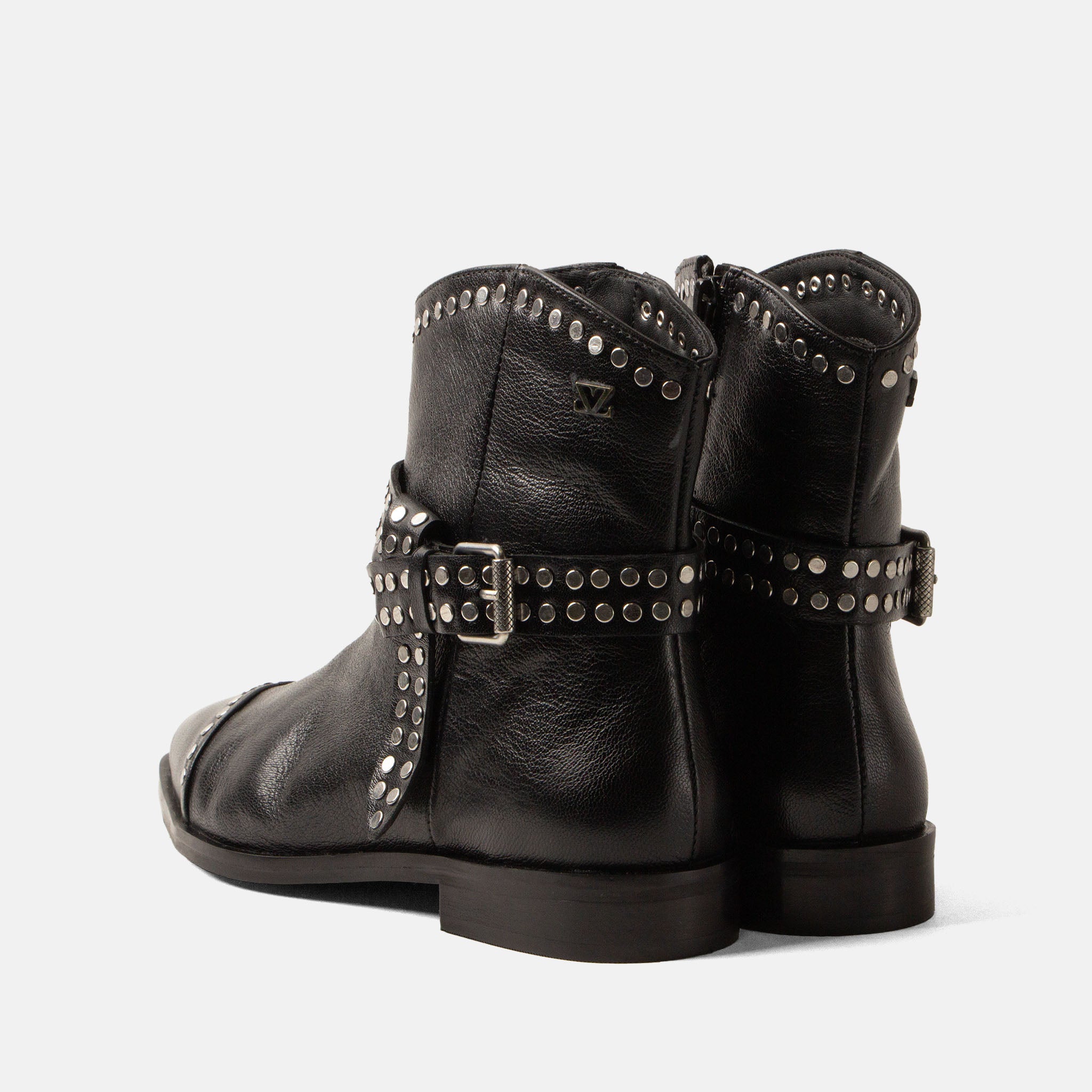 lazamani-zora-damen-leder-stiefeletten-black image 4