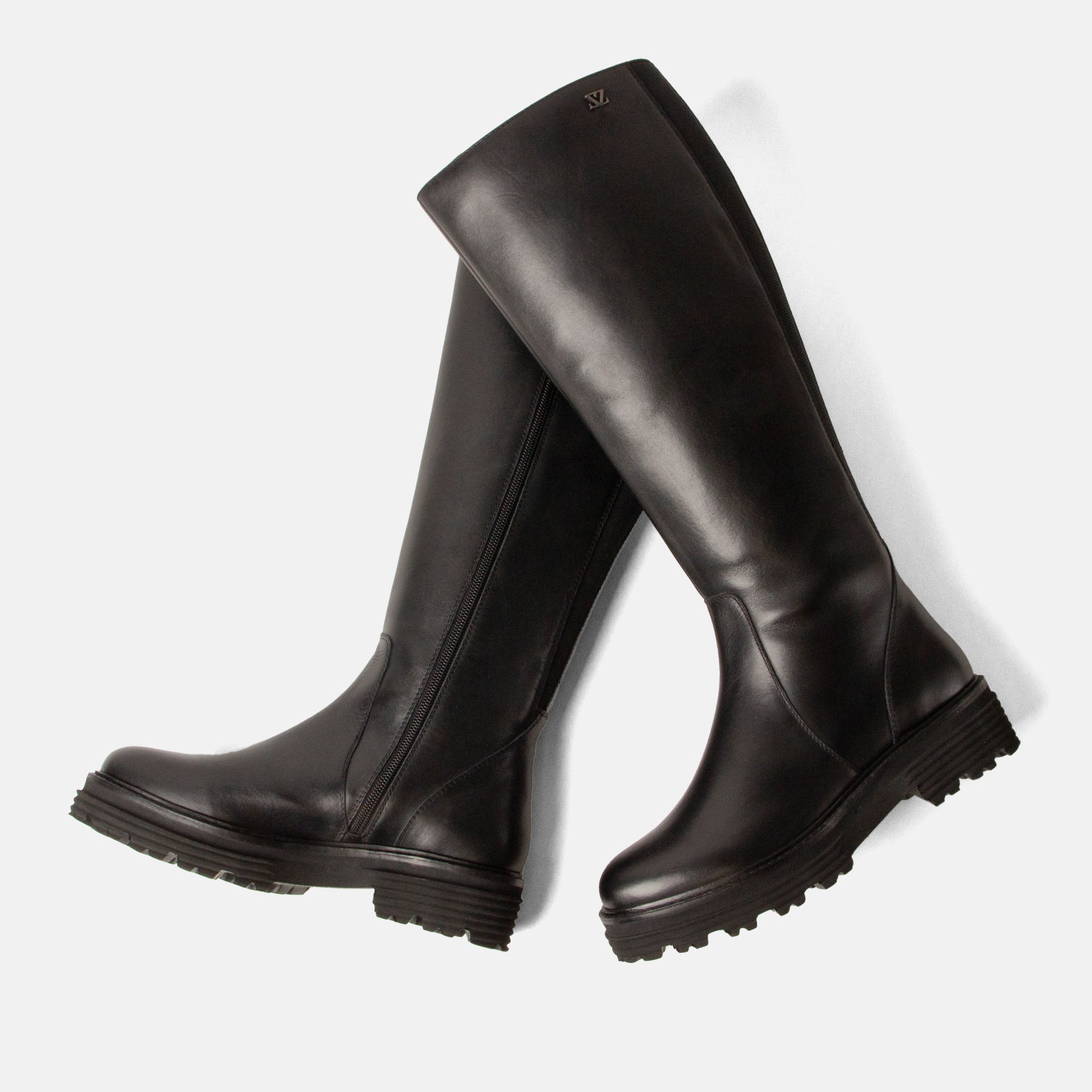 lazamani-el-damen-leder-stiefel-schwarz image 5