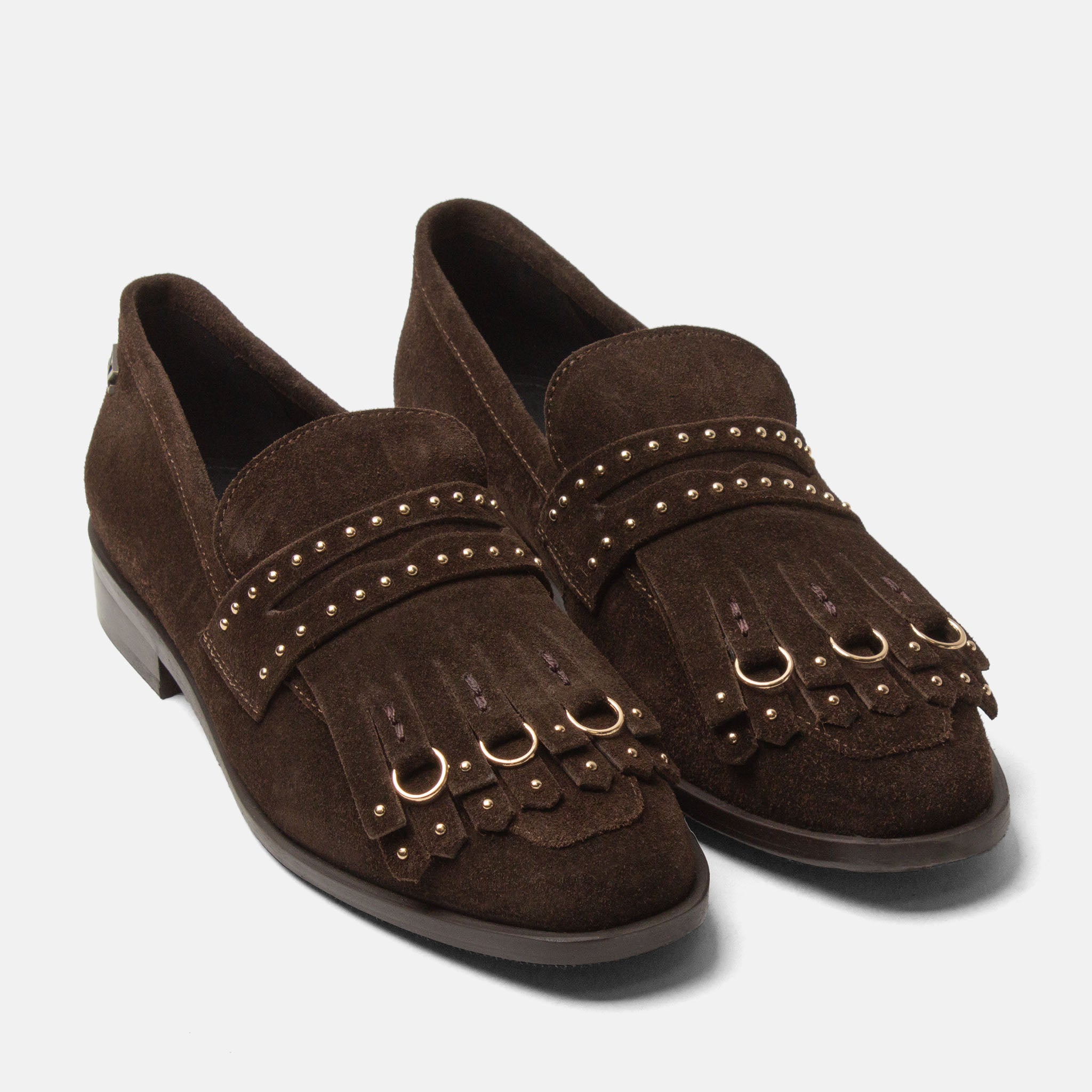 lazamani-suus-damen-wildleder-loafers-brown image 2