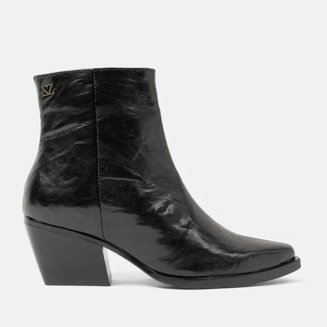 lazamani-river-damen-leder-stiefeletten-black-blockabsatz image 1