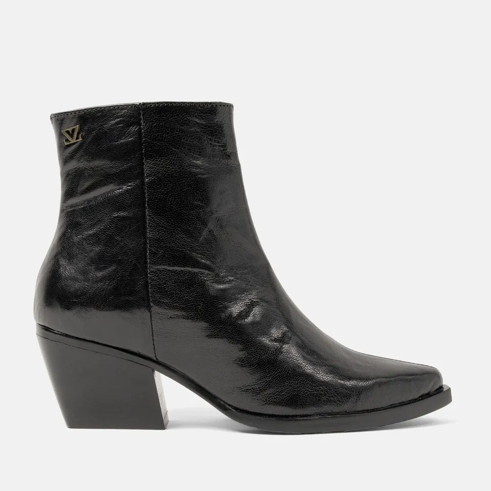 lazamani-river-damen-leder-stiefeletten-black-blockabsatz image 1