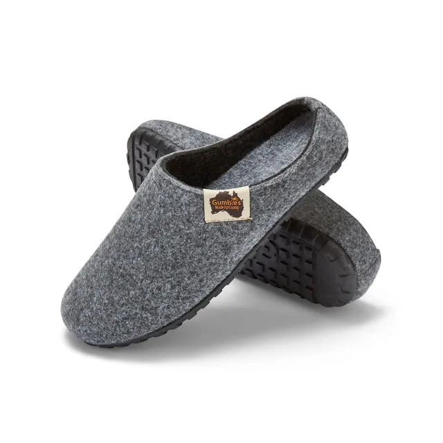 gumbies-outback-slipper-hausschuhe-grey-charcoal-eu-41 image 1