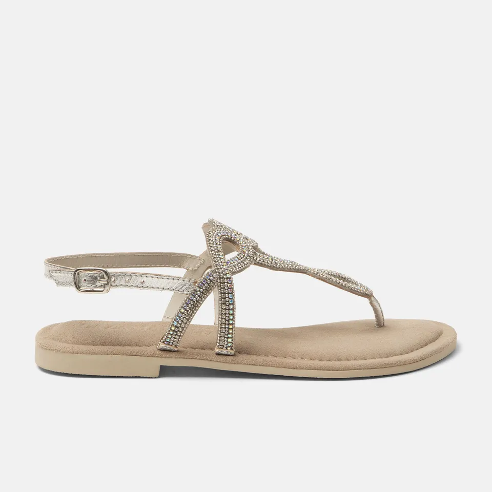 lazamani-luus-damen-leder-sandalen-silver image 1