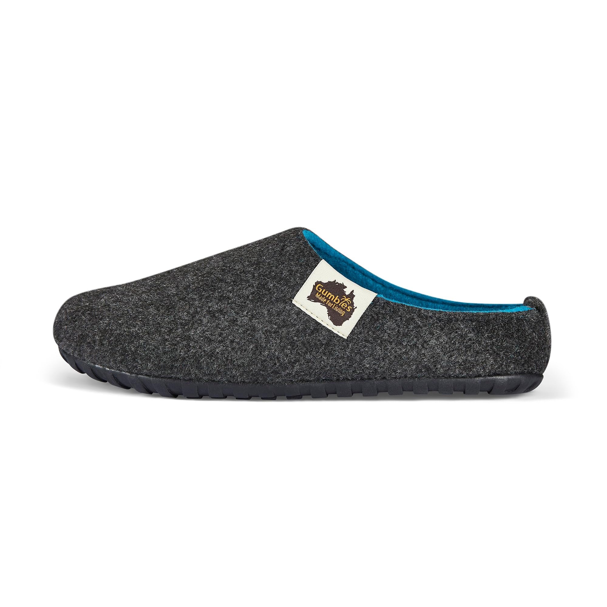 gumbies-hausschuhe-charcoal-turquoise-gr-42-f-r-drinnen-drau-en image 7