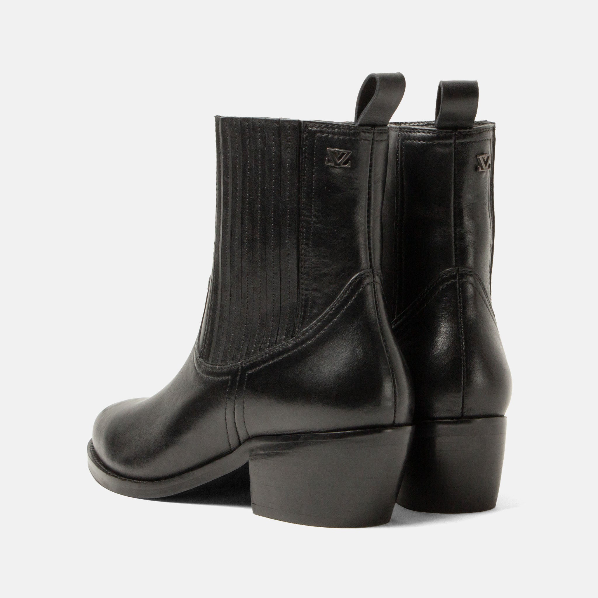 lazamani-an-damen-leder-stiefeletten-black image 4