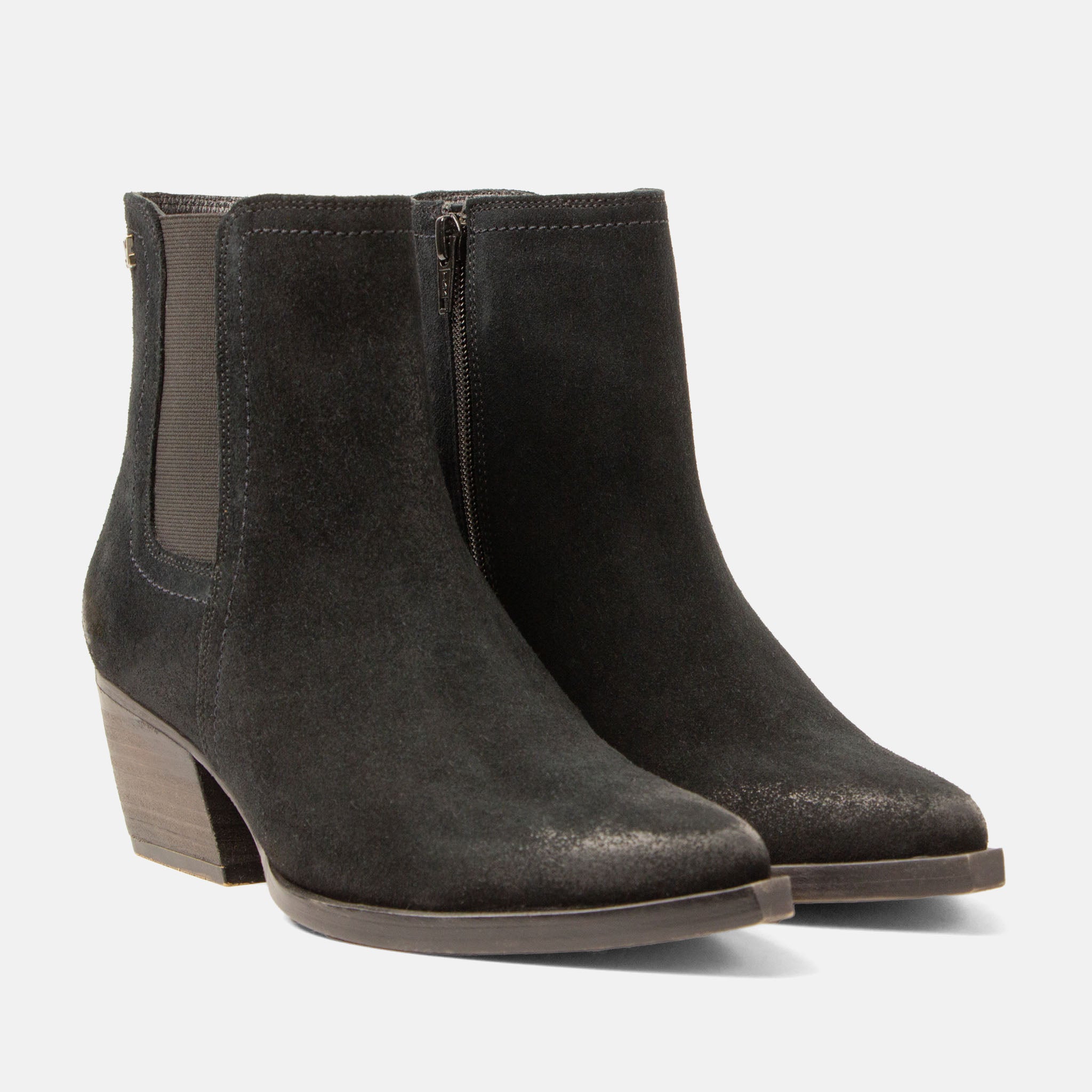 lazamani-annie-damen-wildleder-stiefeletten-black image 3