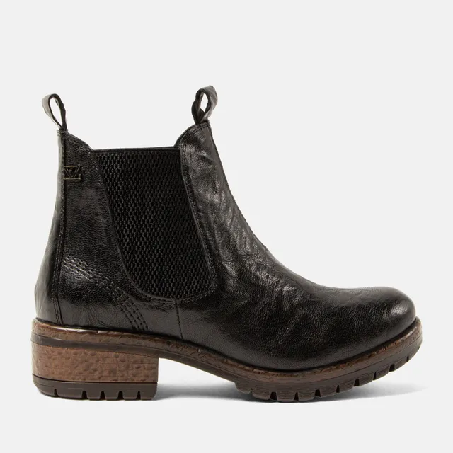 lazamani-ria-damen-leder-chelsea-boots-black image 1