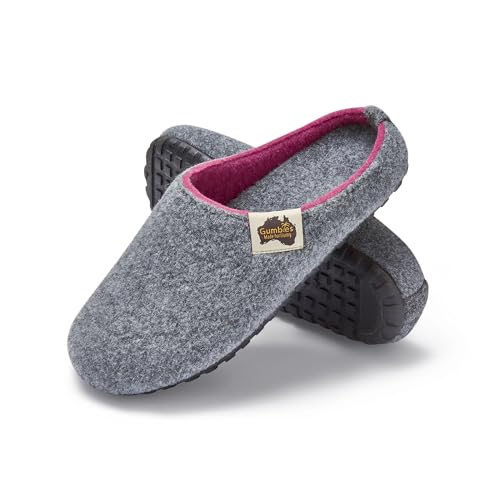 gumbies-outback-hausschuhe-grey-pink-gr-36 image 7