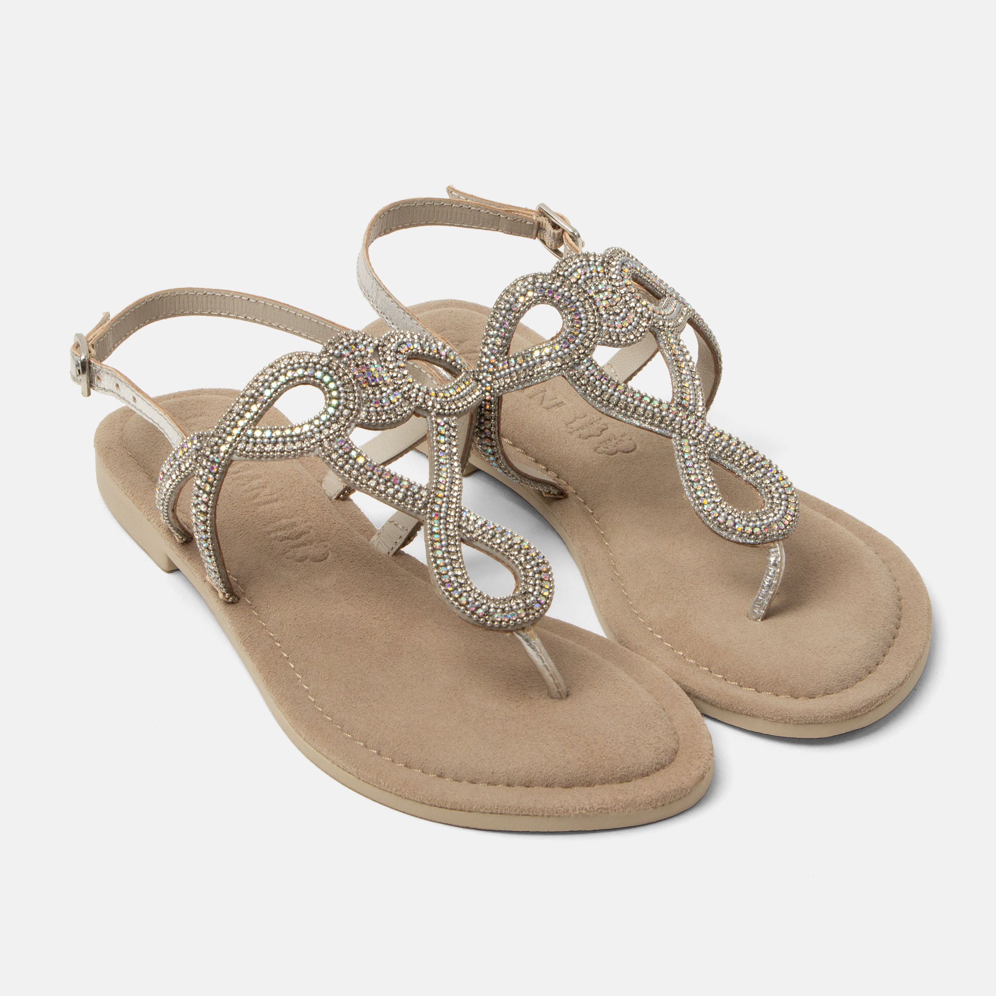 lazamani-luus-damen-leder-sandalen-silver image 3