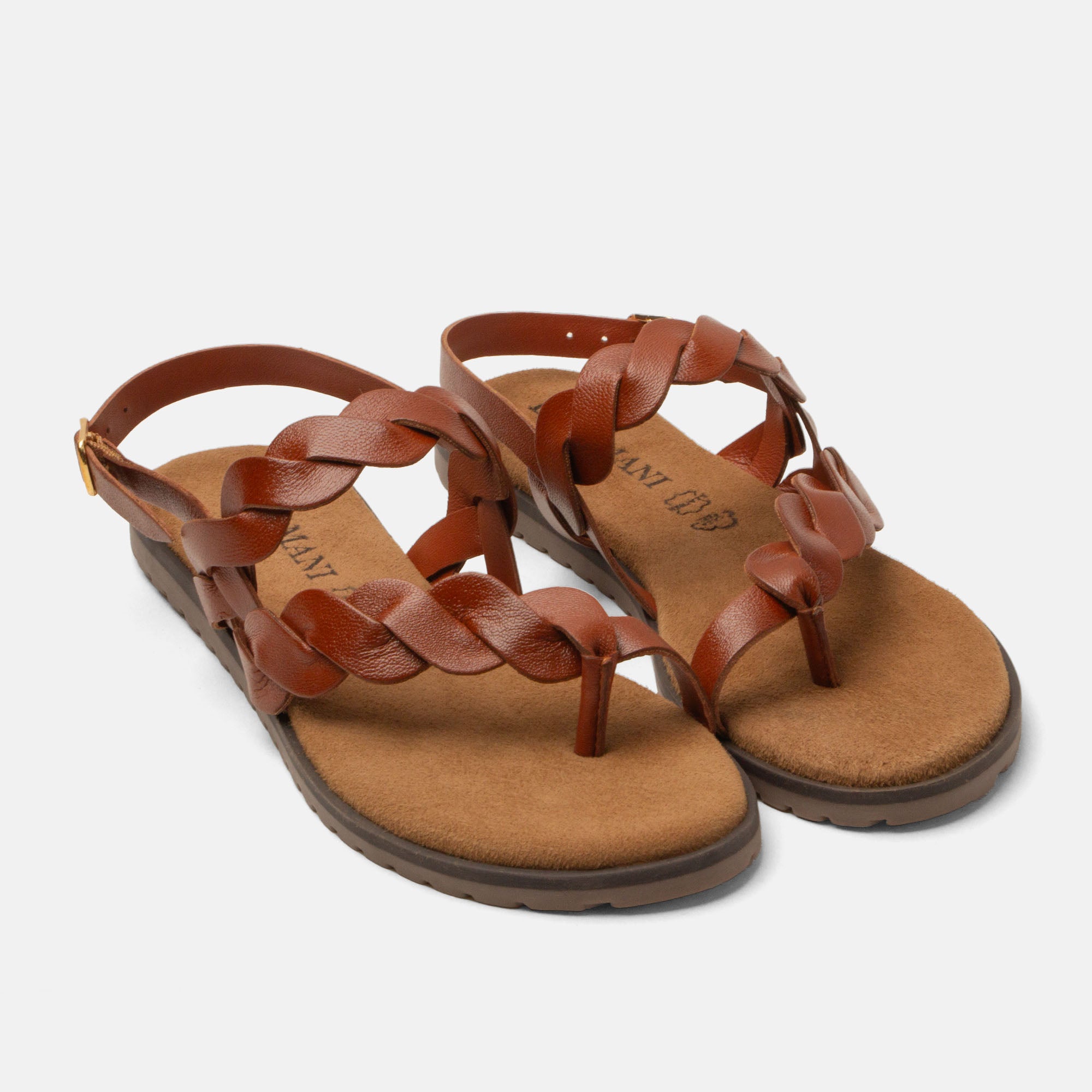 lazamani-jona-damen-leder-sandalen-tan image 3