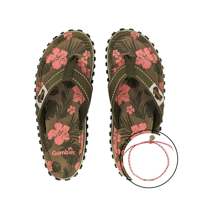 gumbies-zehentrenner-kinder-jungle-set-mit-fu-kettchen-wava image 1