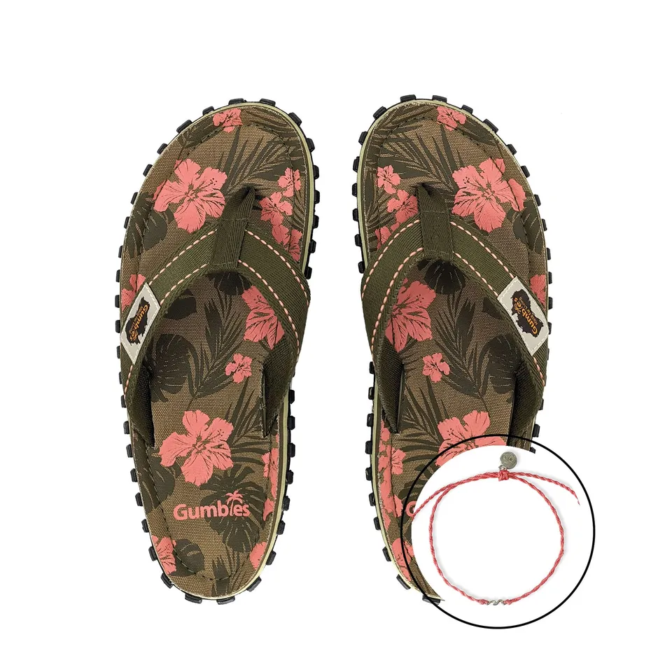 gumbies-zehentrenner-kinder-jungle-set-mit-fu-kettchen-wava image 1