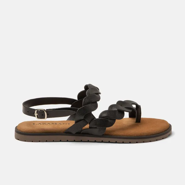 lazamani-jona-damen-leder-sandalen-black image 1