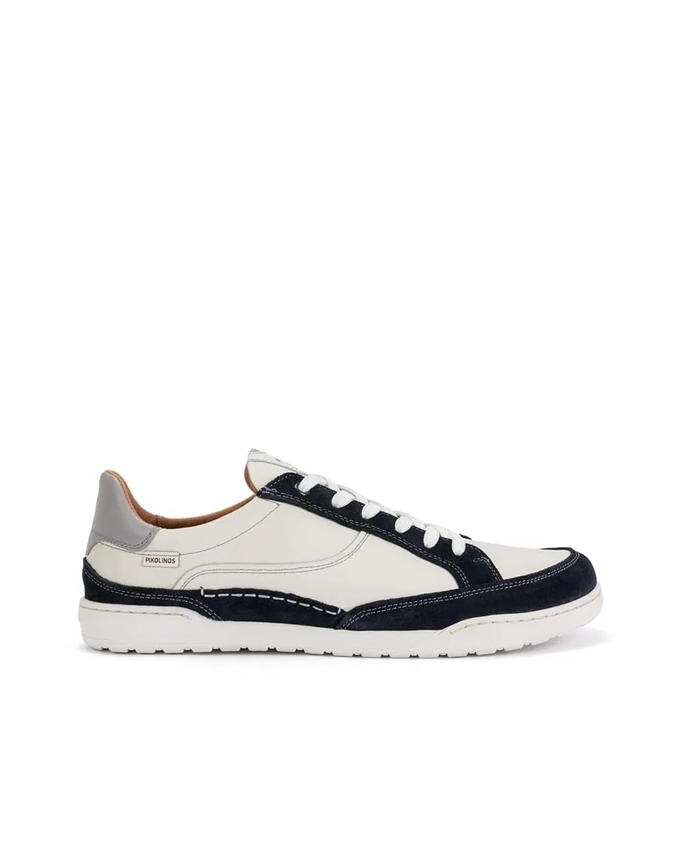pikolinos-arenal-herren-sneakers-aus-leder-freizeitschuh-mit-gepolsterter-sohle image 1