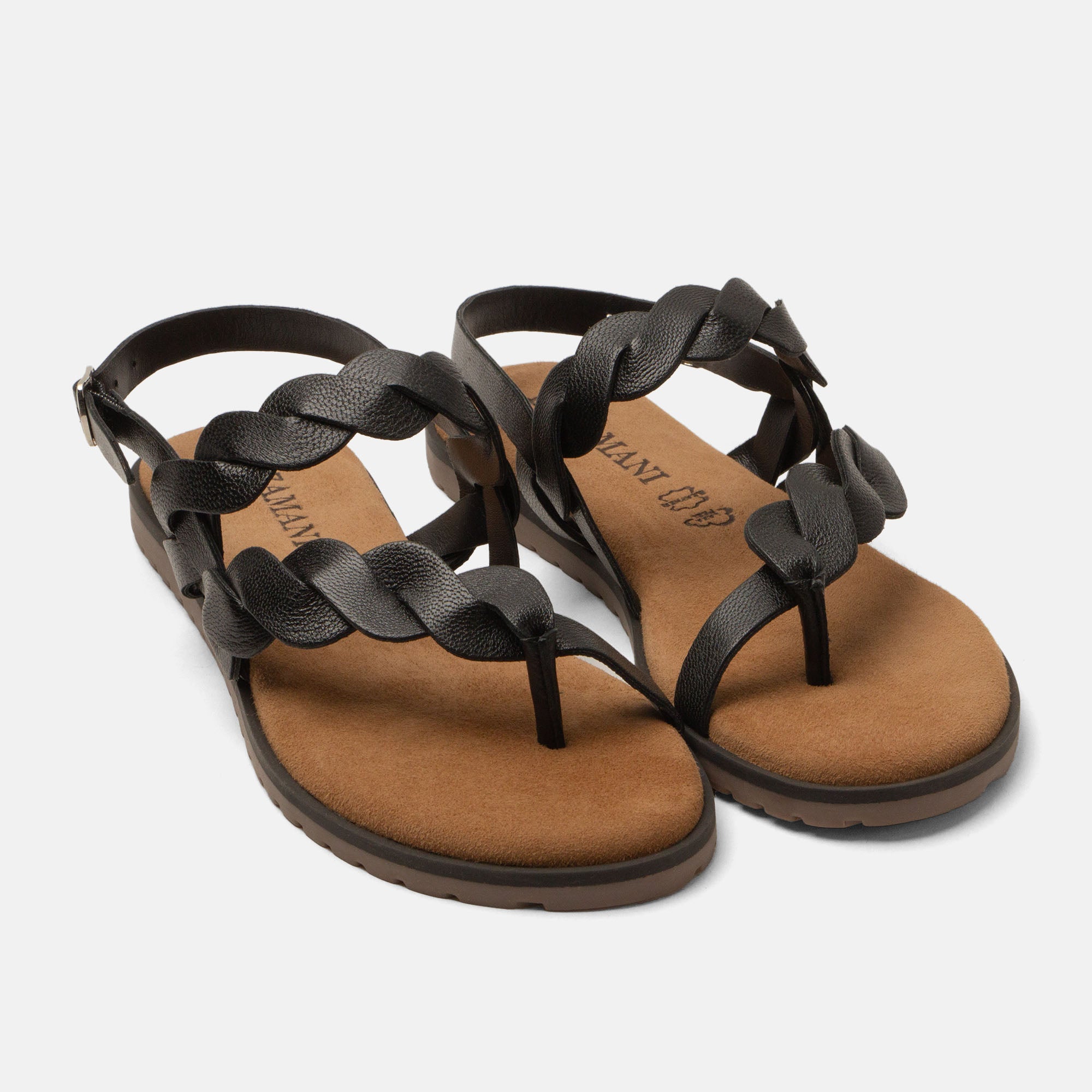 lazamani-jona-damen-leder-sandalen-black image 3