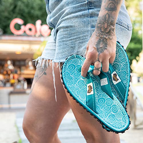 gumbies-original-zehentrenner-turquoise-swirls-gr-40 image 8