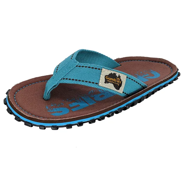 gumbies-originals-flip-flops-brown-eroded-gr-39 image 1