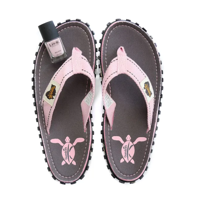gumbies-islander-turtle-zehentrenner-damen-set-mit-pale-rose-nagellack image 1