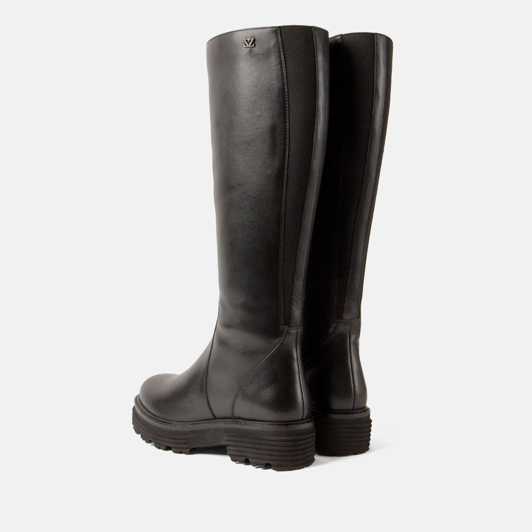 lazamani-el-damen-leder-stiefel-schwarz image 4