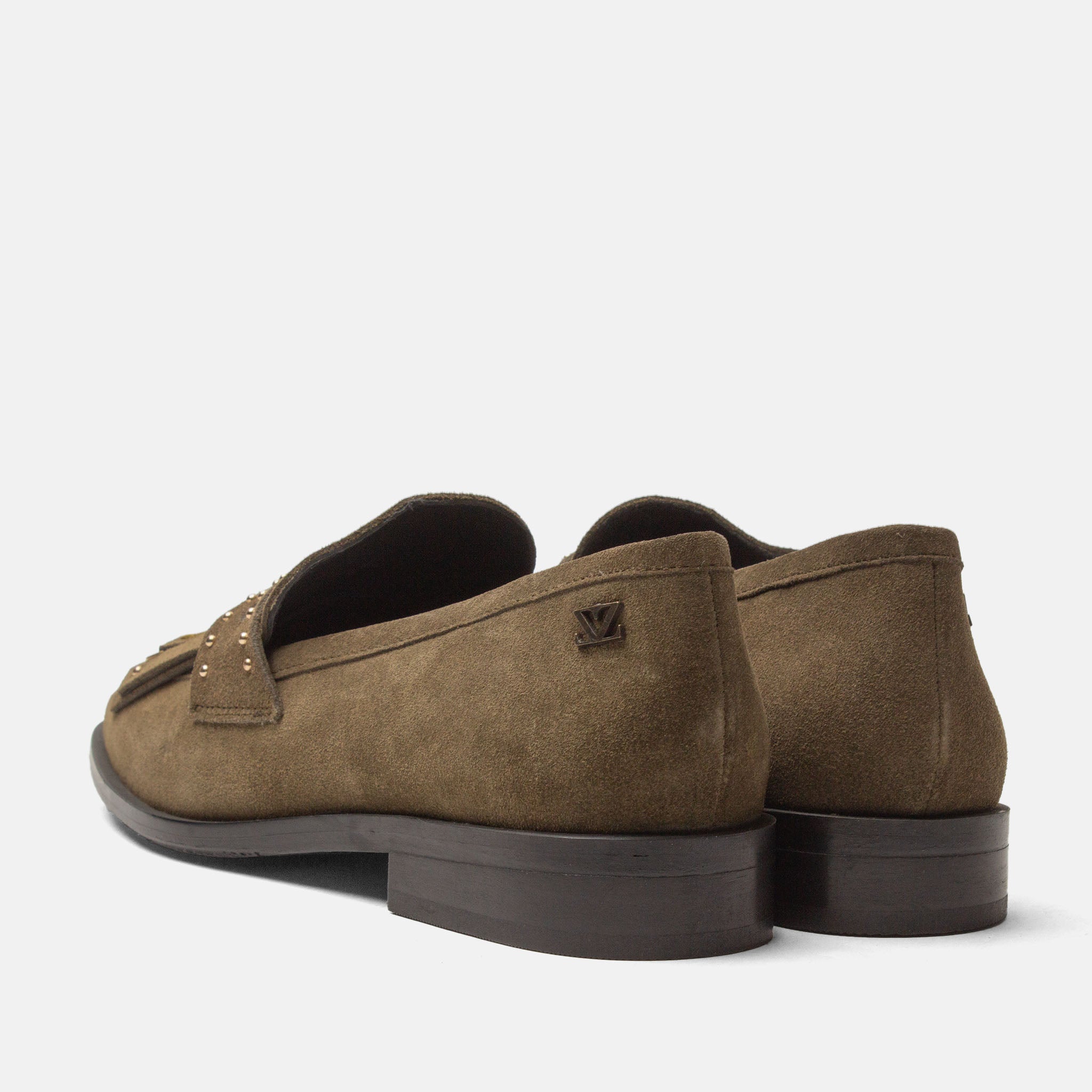 lazamani-suus-damen-wildleder-loafer-khaki image 3