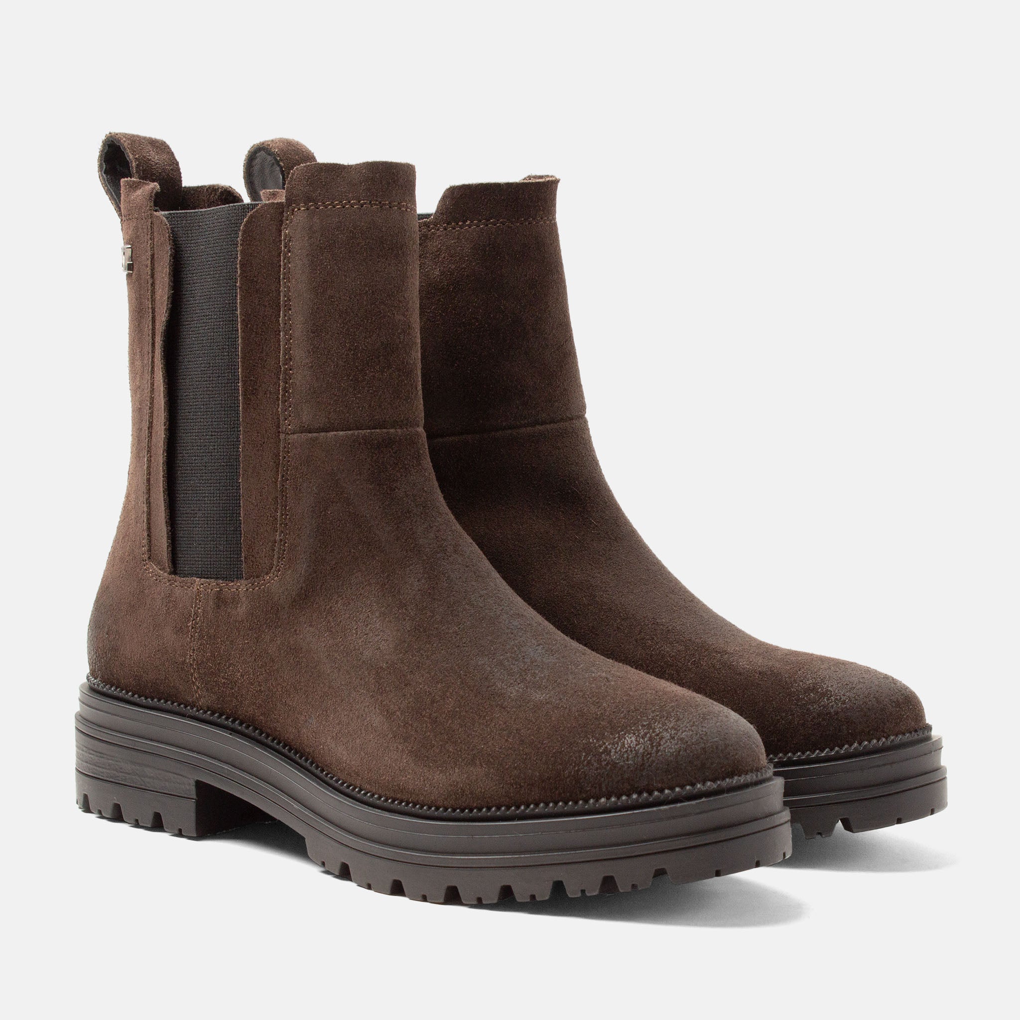 lazamani-nola-damen-wildleder-boots-brown image 2