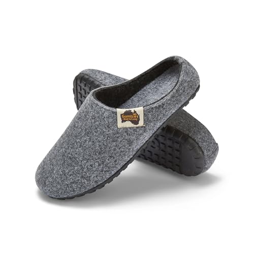 gumbies-outback-slipper-hausschuhe-grey-charcoal-eu-41 image 8