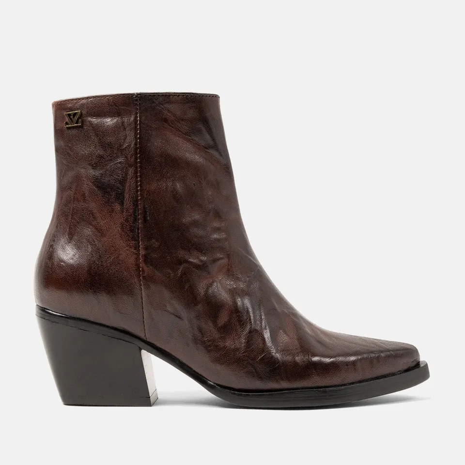 lazamani-river-damen-leder-stiefeletten-braun-blockabsatz image 1