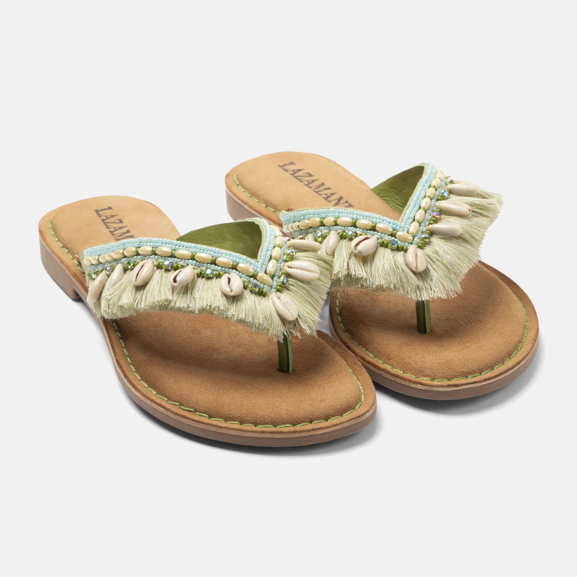 lazamani-annika-damen-zehentrenner-mint image 3