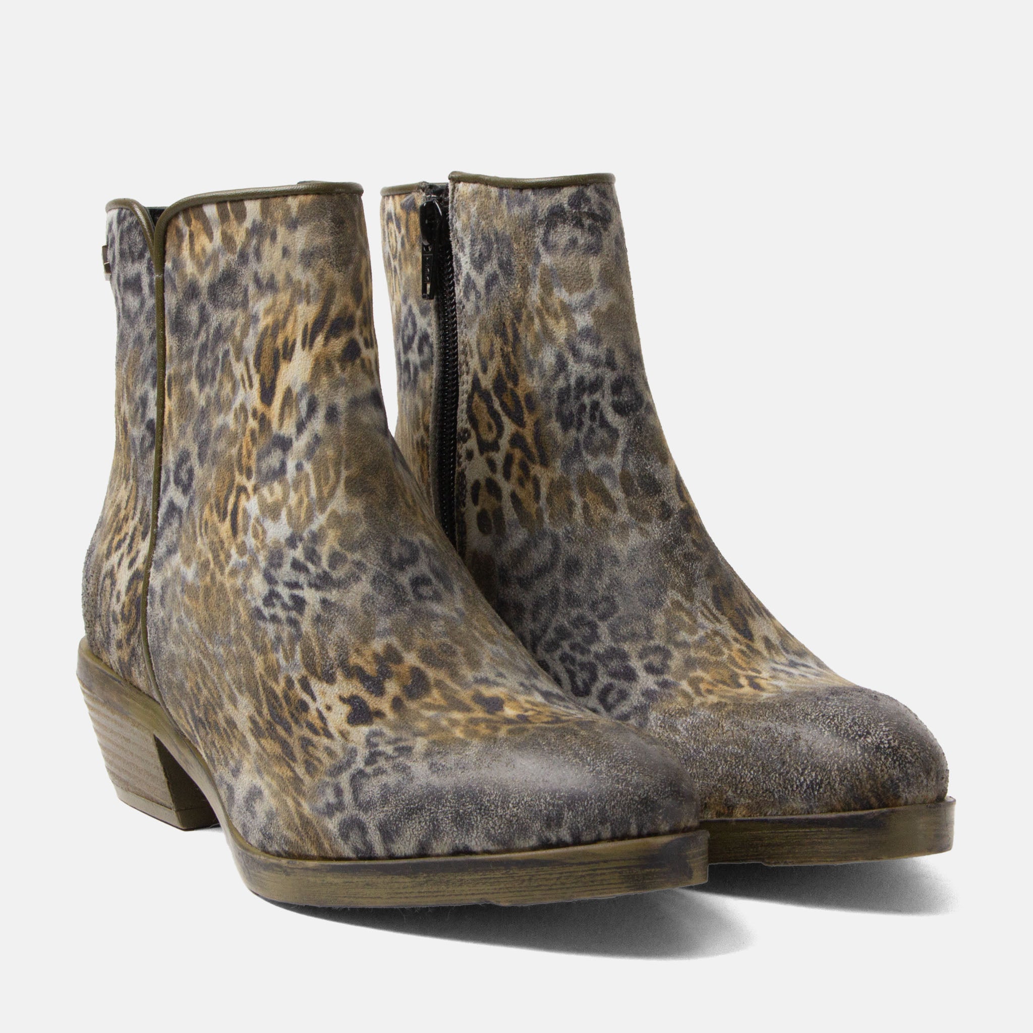 lazamani-sara-damen-wildleder-stiefeletten-khaki-leo image 3
