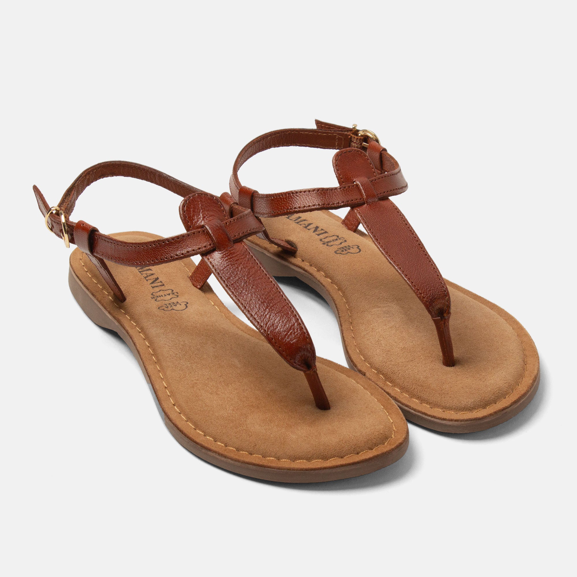 lazamani-imme-damen-ledersandalen-tan image 3