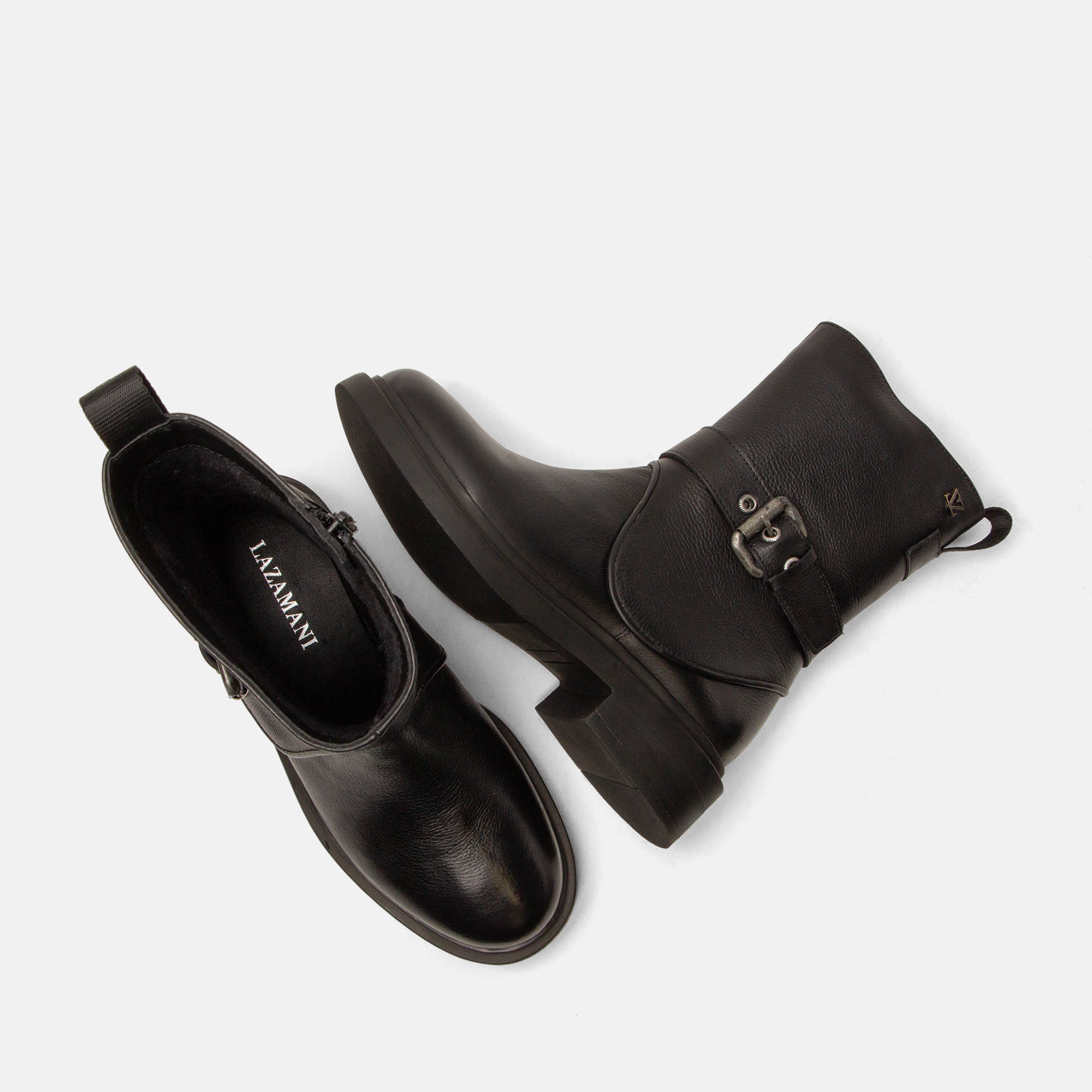 lazamani-erin-damen-leder-boots-black image 4