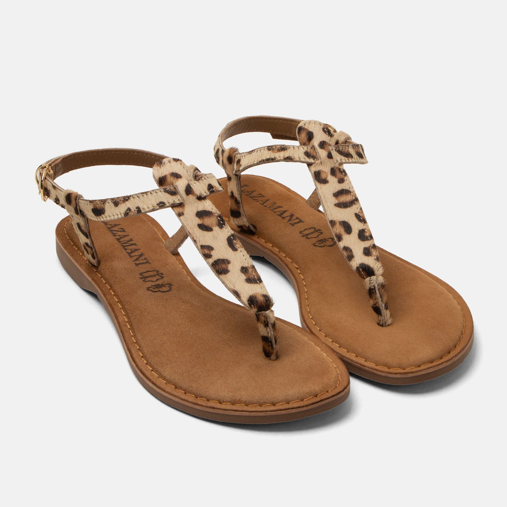lazamani-ira-damen-sandalen-leopard-mit-schnalle image 2