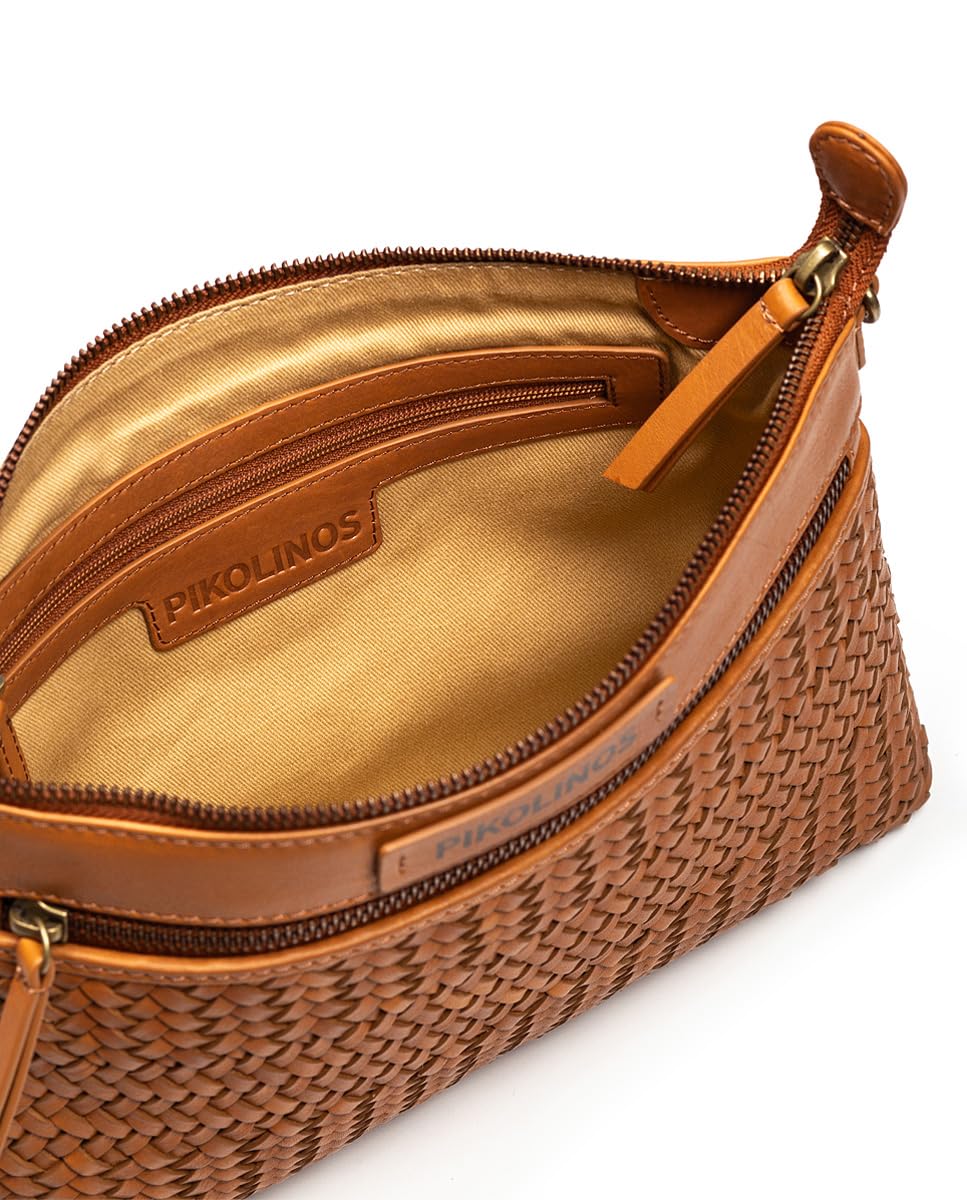 pikolinos-tote-baleares-stoff-leder-damen-marr-n image 6