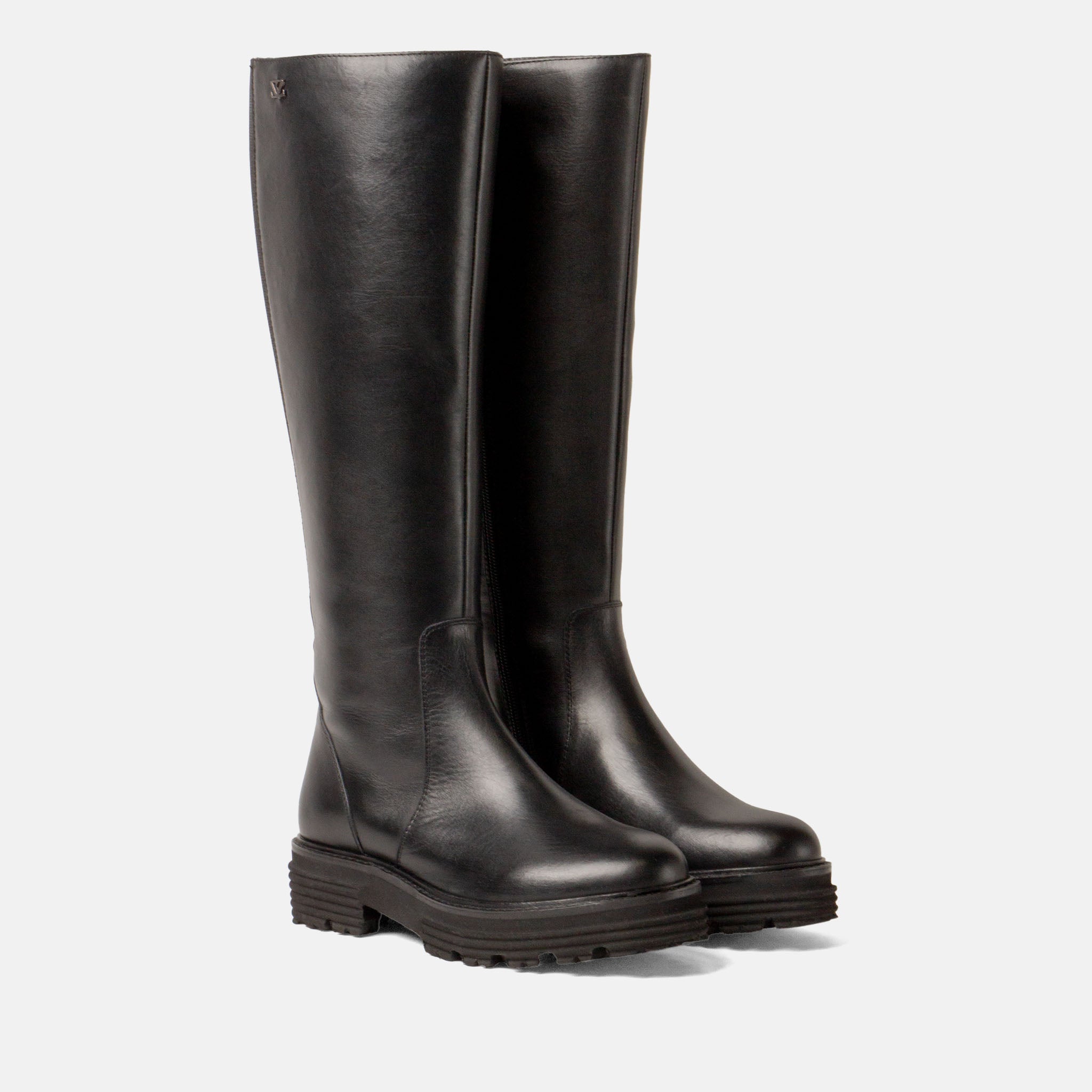 lazamani-el-damen-leder-stiefel-schwarz image 3