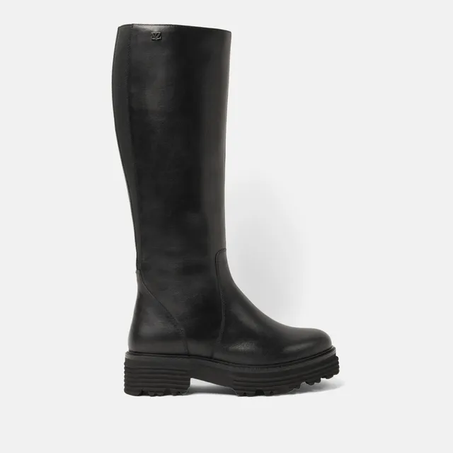 lazamani-el-damen-leder-stiefel-schwarz image 1