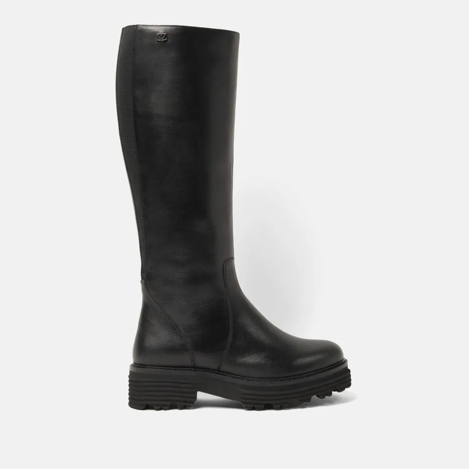 lazamani-el-damen-leder-stiefel-schwarz image 1