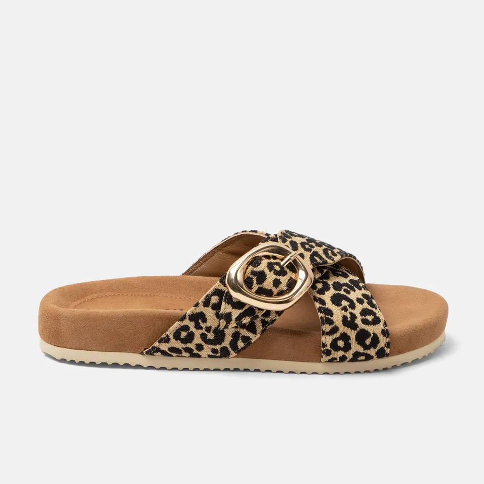 lazamani-kaja-damen-pantoletten-leopard image 1
