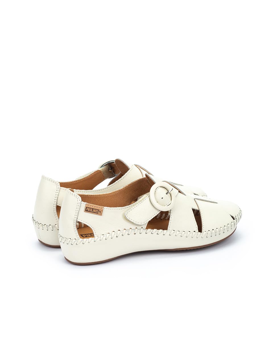 pikolinos-puerto-vallarta-655-0845-nata-leder-slipper-damen image 3