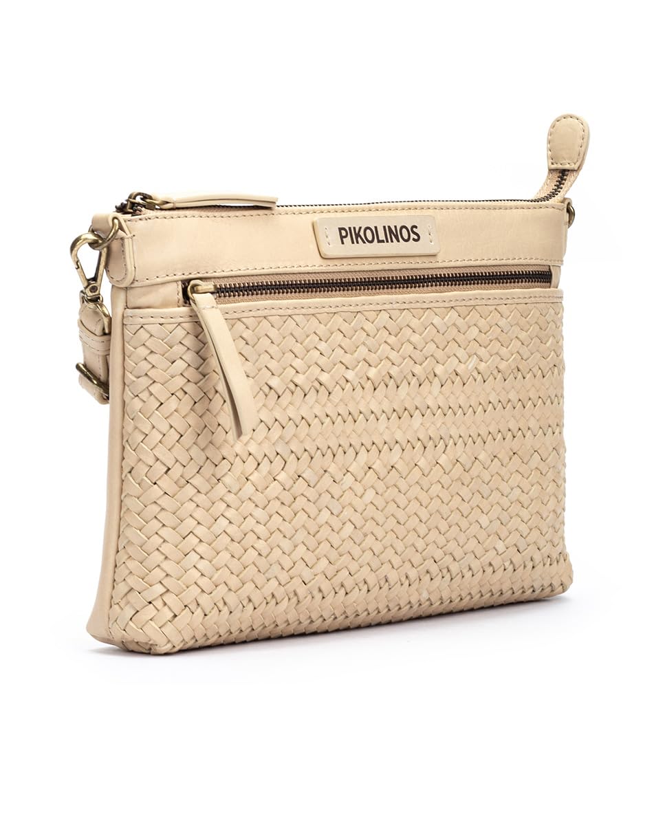 pikolinos-tote-baleares-stoff-leder-damen-beige image 3