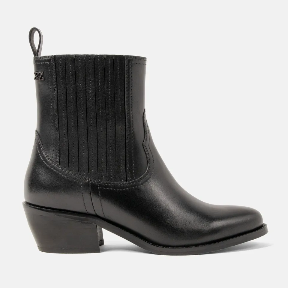 lazamani-an-damen-leder-stiefeletten-black image 1