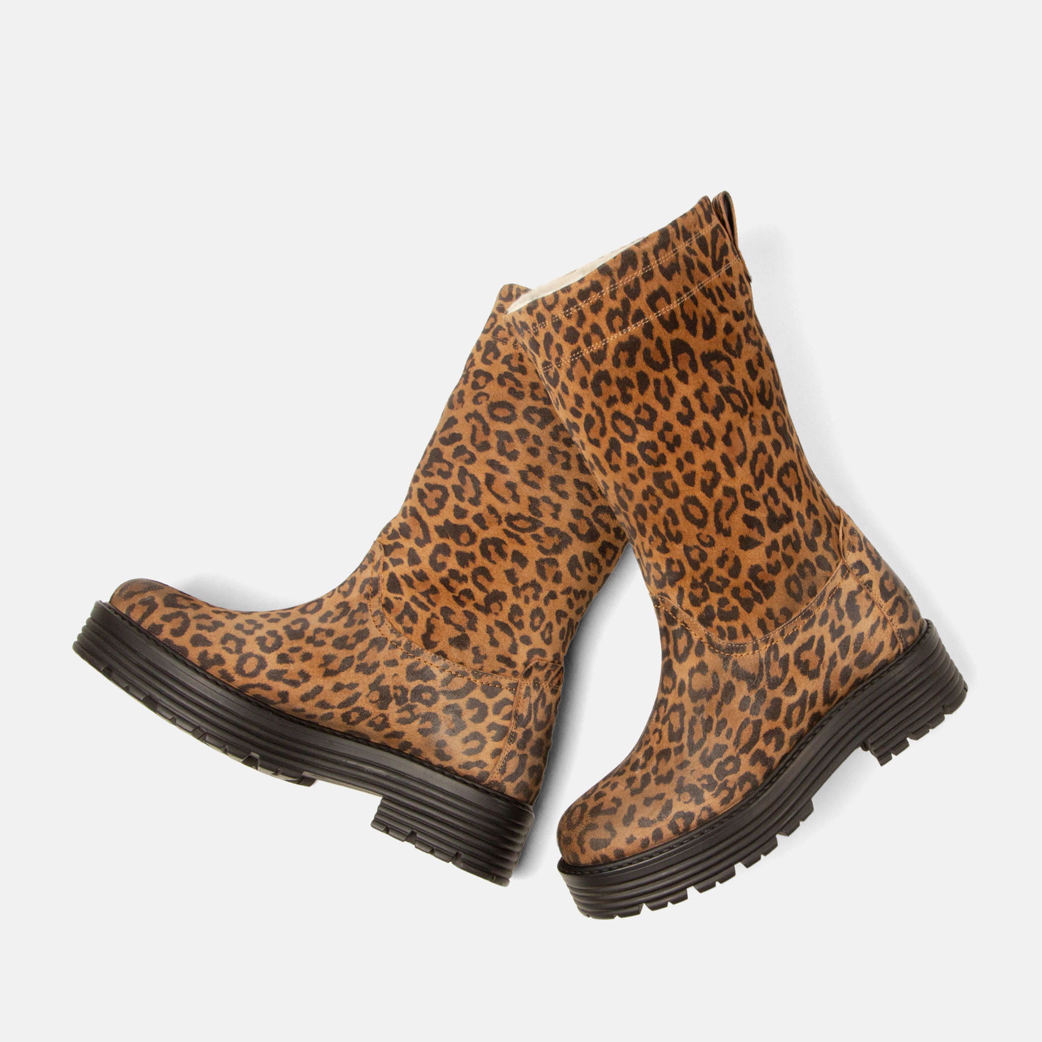 lazamani-jacky-damen-wildleder-stiefel-tan-leo image 5