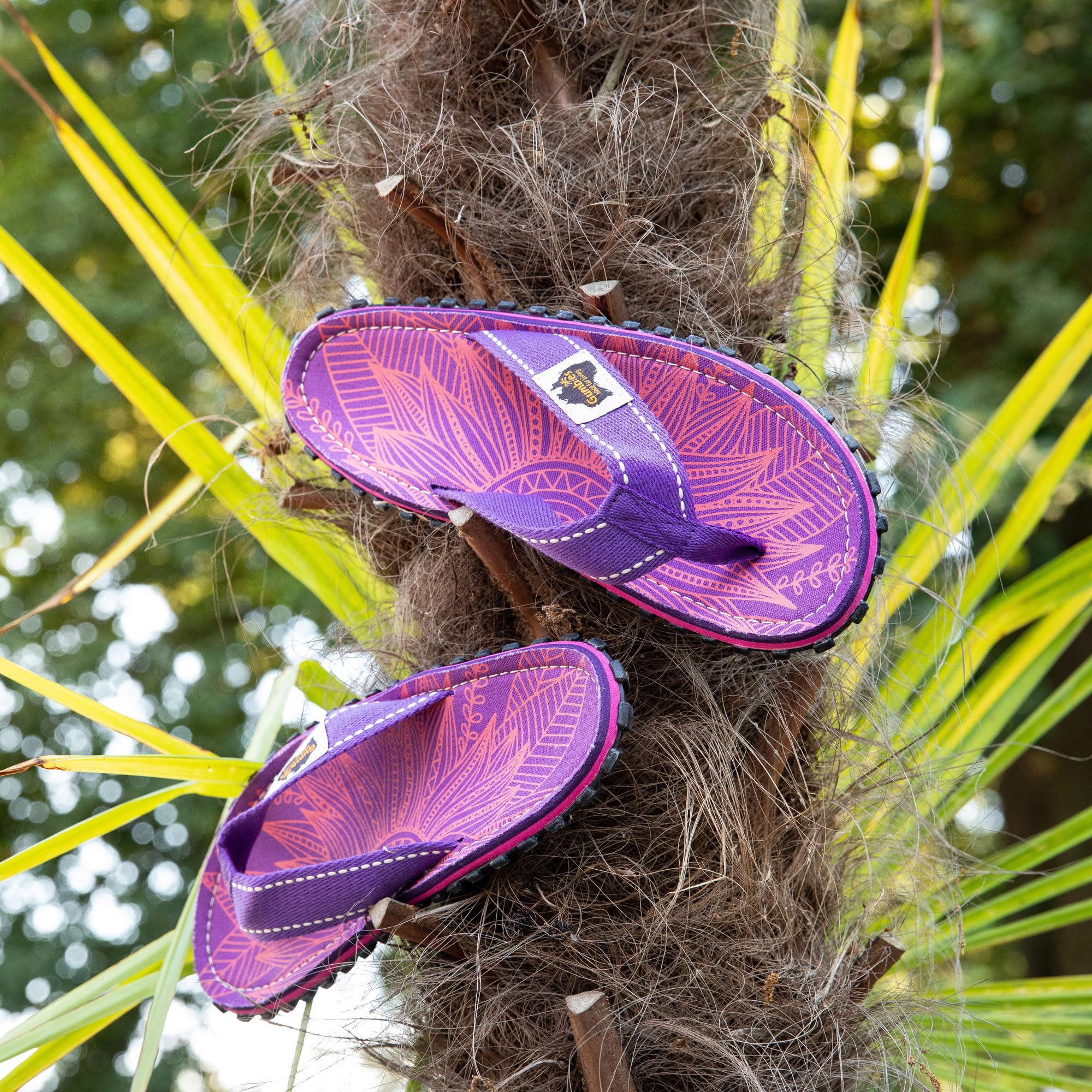 gumbies-originals-damen-flip-flops-purple-sunflower-gr-43 image 2