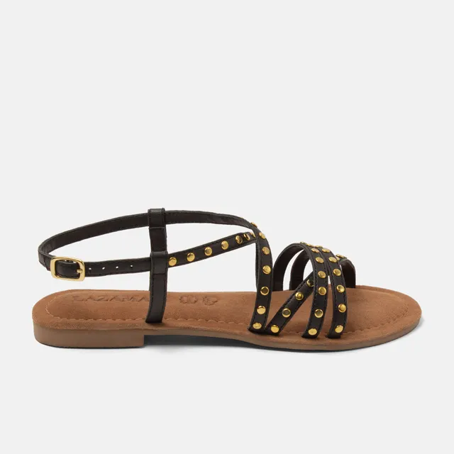 lazamani-tova-damen-leder-sandalen-black image 1