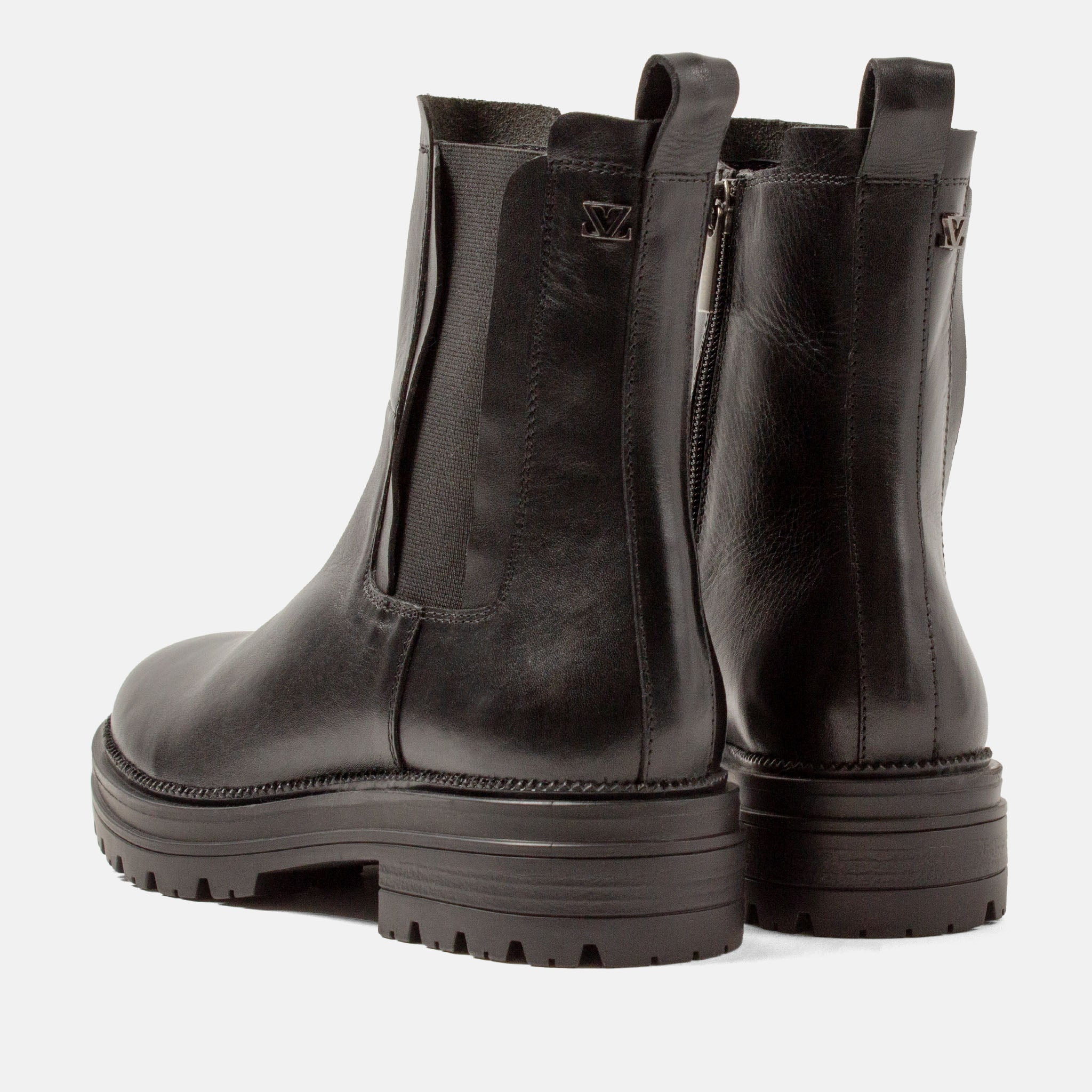 lazamani-nola-damen-leder-boots-black image 3