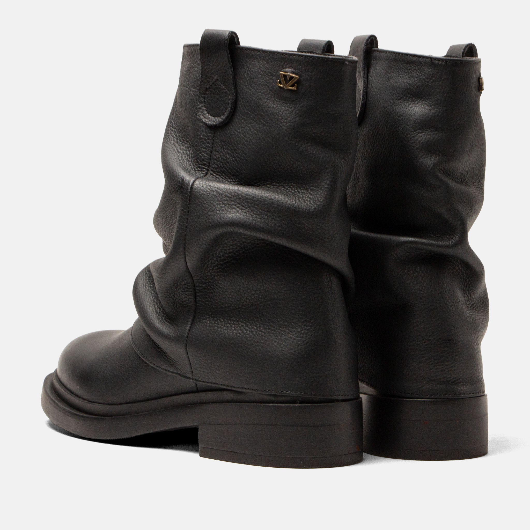 lazamani-tari-damen-leder-boots-schwarz image 3